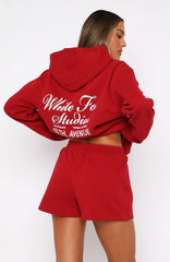 13th Avenue Lounge Shorts Red