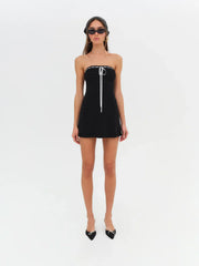 Mayfair Crochet Mini Dress